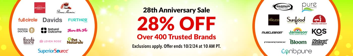 28% OFF OUR TRUSTED BRANDS