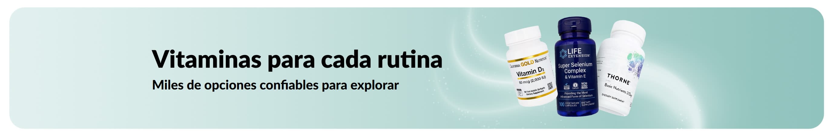 Banner promocionando vitaminas
