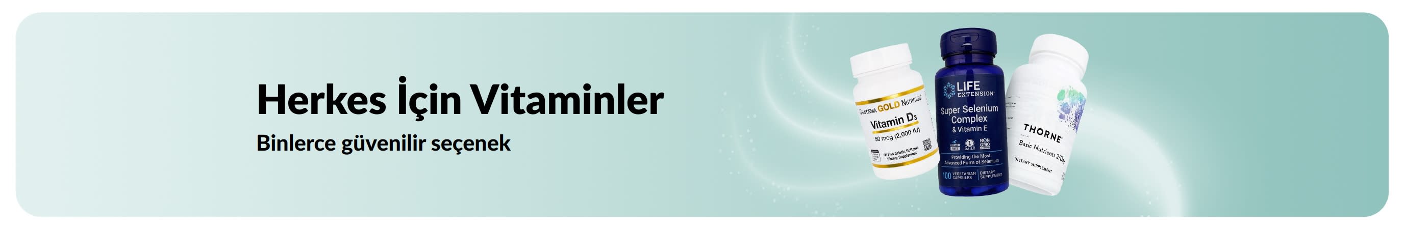 Vitaminleri tanıtan banner