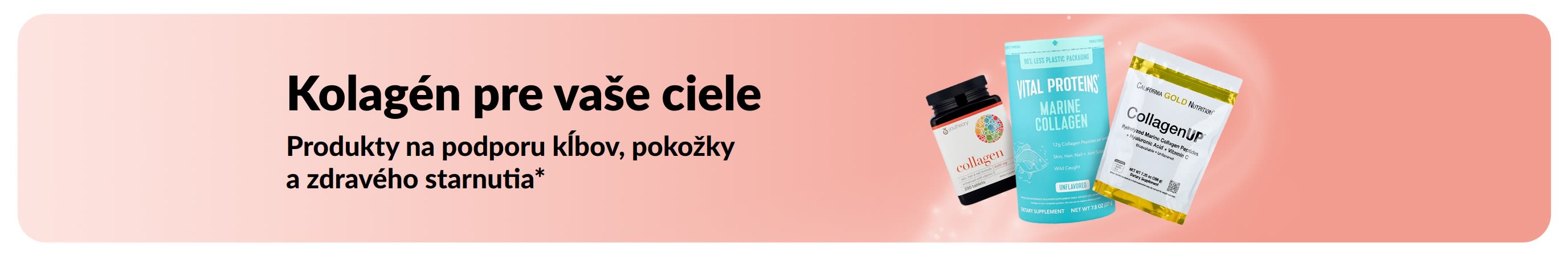 Baner propagujúci kolagén na podporu kĺbov, pokožky a zdravého starnutia