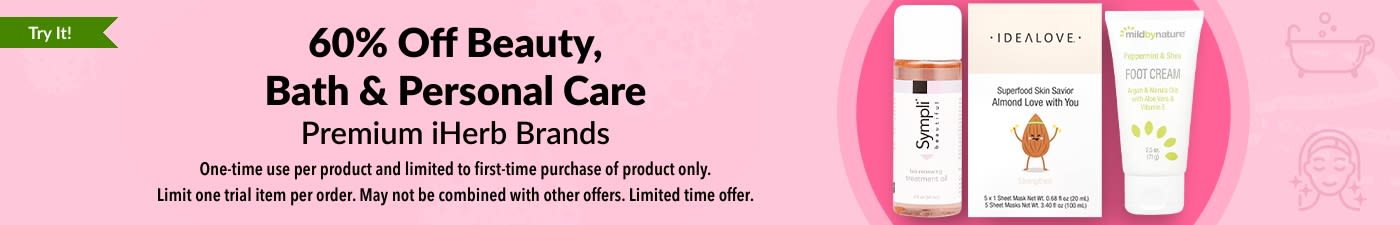 60% OFF BEAUTY AND BATH