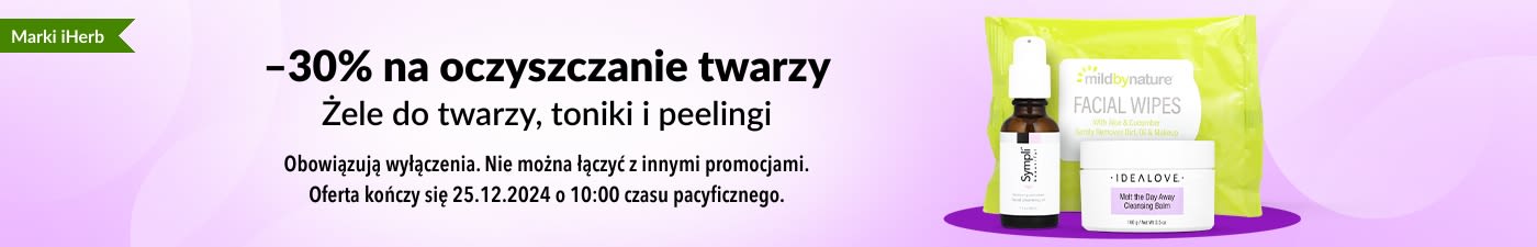 30% ZNIŻKI NA KOSMETYKI OCZYSZCZAJĄCE