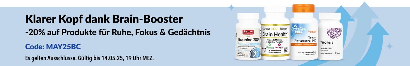 20% Rabatt Gehirngesundheit