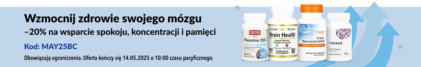 20% zniżki na wsparcie mózgu