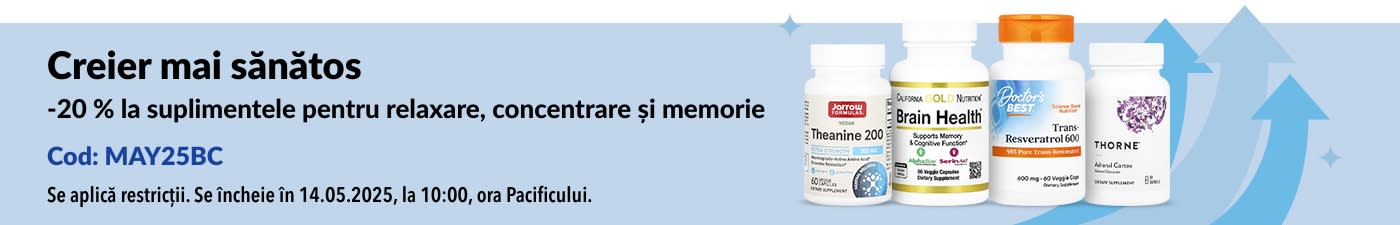 -20 % la suplimentele pentru sănătatea creierului