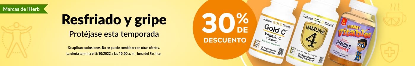 30% DE DESCUENTO EN PRODUCTOS PARA EL RESFRIADO Y LA GRIPE