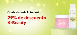 Oferta diaria por el 29.º Aniversario de iHerb: 29% de descuento en K-Beauty con el código: 29KBEAUTY.