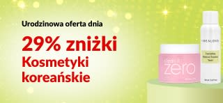 Oferta dnia z okazji 29. urodzin iHerb – 29% zniżki na kosmetyki koreańskie z kodem 29KBEAUTY.
