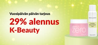 iHerbin 29-vuotisjuhlapäivän päivätarjous – 29 % alennus K-Beauty-tuotteista koodilla 29KBEAUTY.