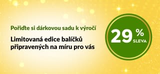 Banner k 29. výročí iHerb s nabídkou limitované edice balíčků s produkty pro zdraví, kosmetikou i potravinami s 29% slevou.