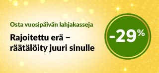 iHerbin 29-vuotisjuhlabanneri: rajoitettu erä lahjakasseja, joissa on hyvinvoinnin, kauneuden ja elintarvikkeiden suosikkeja 29 %:n alennuksella.