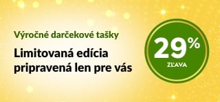 Banner k 29. výročiu iHerb s darčekovými taškami v limitovanej edícii s produktmi pre zdravie, krásu a domácnosť so zľavou 29 %.