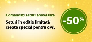 Banner aniversar iHerb 29 de ani cu seturi cadou în ediție limitată cu -50% la produse de wellness, frumusețe și cămară.
