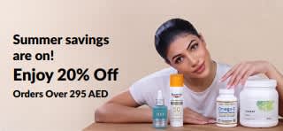 Summer savings are on! Enjoy 20% Off Orders Over 295 AED. Use Code: SAIF26
