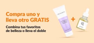 Oferta de belleza 2x1 para combinar tus productos de belleza favoritos.