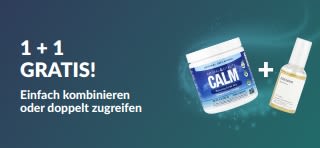 iHerb Werbebanner mit dem Angebot „Kaufe eins und erhalte eins gratis“ für Gesundheitsprodukte wie probiotische Nahrungsergänzungsmittel und Seren.