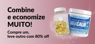 Banner promocional da iHerb: Compre um e ganhe 80% de desconto no segundo em itens essenciais de bem-estar.