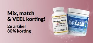 iHerb-promotiebanner met een actie: 2e artikel  80% korting.