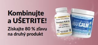 iHerb baner propagujúci 80 % zľavu na druhý produkt pre zdravie a pohodu.