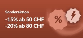 iHerb Sale-Banner bietet einen 15% Rabatt ab 50 CHF und 20% Rabatt ab 80 CHF mit dem Code APR26SW.