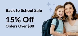 Back To School Sale – Get 15% off on orders over $80 USD. Use Code: BSAUG15