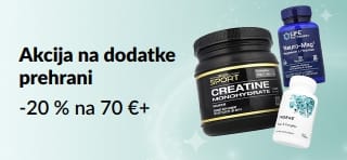 Akcija na dodatke prehrani: Do 20 % popusta uz kod SUPPEU.
