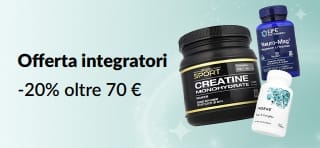 Offerta integratori: fino a -20% con il codice SUPPEU.