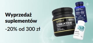 Wyprzedaż suplementów: Do 20% zniżki z kodem SUPPEU.