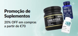 Promoção de Suplementos: Até 20% OFF com o código SUPPEU.