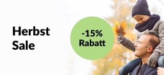 Banner von iHerb für Herbst-Sale mit 15% Rabatt auf alle Kategorien mit Code SW15EU