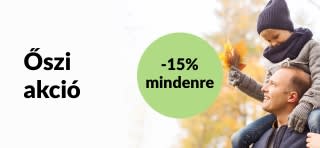 iHerb banner, amely 15% kedvezményt kínál az egész weboldalon az őszi akció keretében az SW15EU promóciós kóddal.