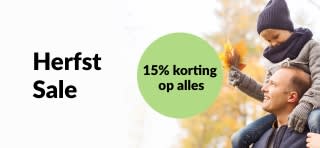 iHerb banner met herfstsale en 15% korting op alles Kortingscode SW15EU.