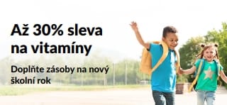Až 30% sleva na vitamíny do nového školního roku