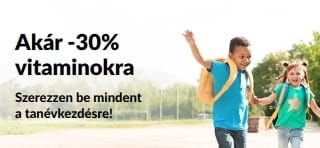 Akár 30% kedvezmény vitaminokra a tanévkezdésre