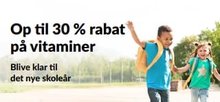 Op til 30 % rabat på vitaminer til det nye skoleår