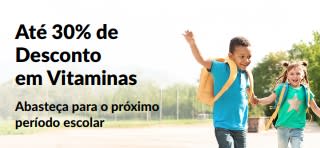 Até 30% de desconto em vitaminas no regresso às aulas