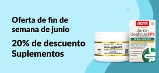 20% de descuento en Suplementos