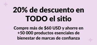 Pareja comprando en la app con el código JUL25SW y ahorrando 20% en todos los productos de bienestar al comprar +60 USD. 