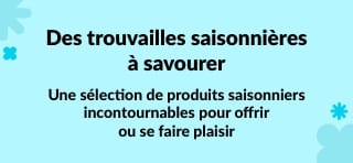 Une sélection de produits saisonniers incontournables pour offrir ou se faire plaisir