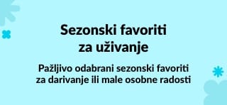 Pažljivo odabrane sezonske potrepštine za darivanje ili male osobne radosti.