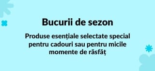 Produse esențiale selectate special pentru cadouri sau pentru micile momente de răsfăț