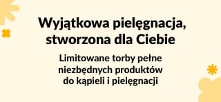 Limitowane torby pełne niezbędnych produktów do urody, kąpieli i pielęgnacji