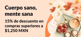 Oferta de Bienestar de iHerb: Ahorra 15% en compras +$1,250 MXN. Código: OUTONO25. Compra hoy tus productos esenciales de bienestar.