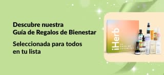 Banner de la Guía de Regalos de Bienestar de iHerb, con una selección de sets de cuidado personal y belleza, perfectos para todos en tu lista.