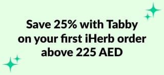 Save 25% with Tabby on orders above 225 AED on your first iHerb order. Use Code: TABBY25