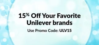 15% Off Your Favorite Unilever brands Use Promo Code: ULV15