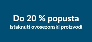iHerb baner s ponudom do 20 % popusta na najbolje sezonske brendove.