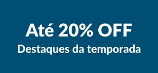 Banner da iHerb oferecendo até 20% OFF nas principais marcas da temporada.