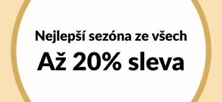 Až –20 % na nejlepší sezónu ze všech