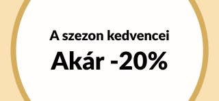 Akár -20% a szezon kedvenceire